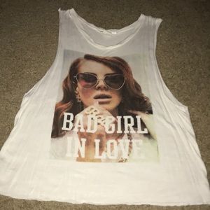 Lana del Rey sleeveless shirt